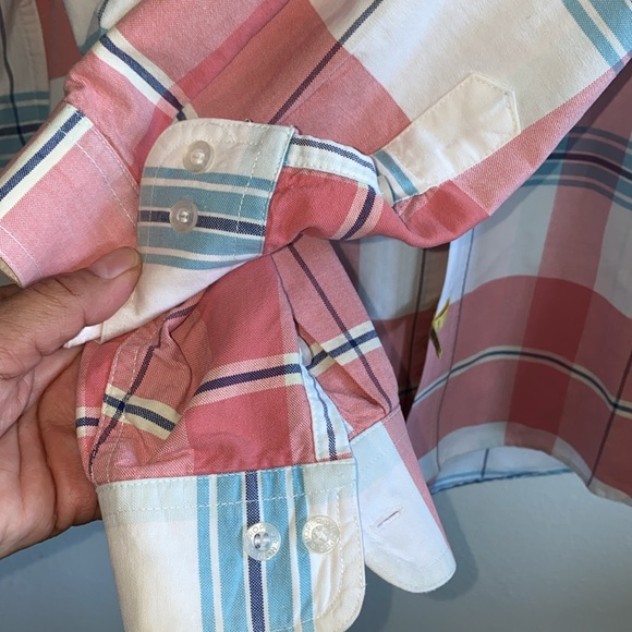 Men's Roper Western Plaid button down Shirt. - Picture 4 of 7